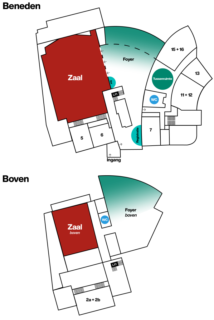 Plattegrond politieke ledenraad PvdA 2024